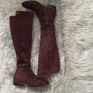 Beautiful purple Michael Kors knee high boots
